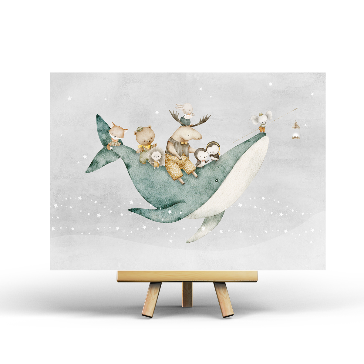 Walvis - ansichtkaart A6