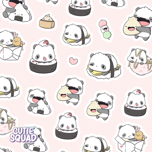 Panda Schotel | Stickervel