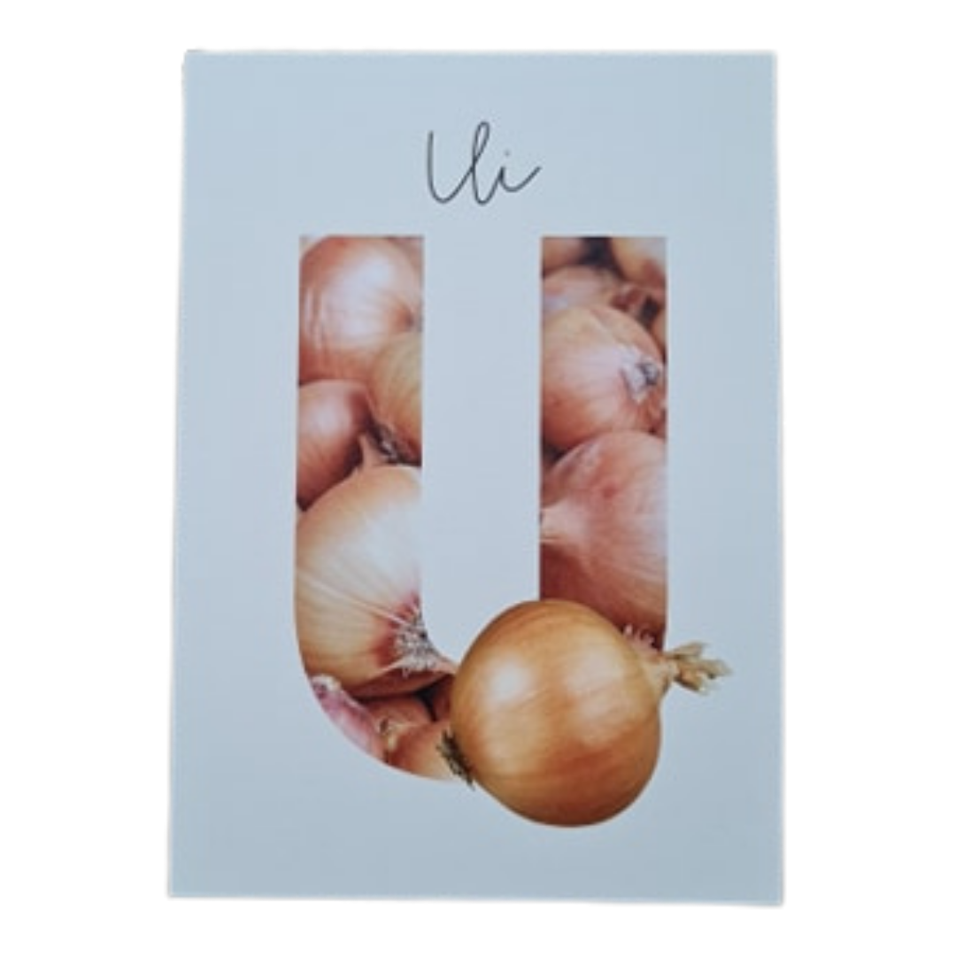 'U van Ui’ – Letter Ansichtkaart