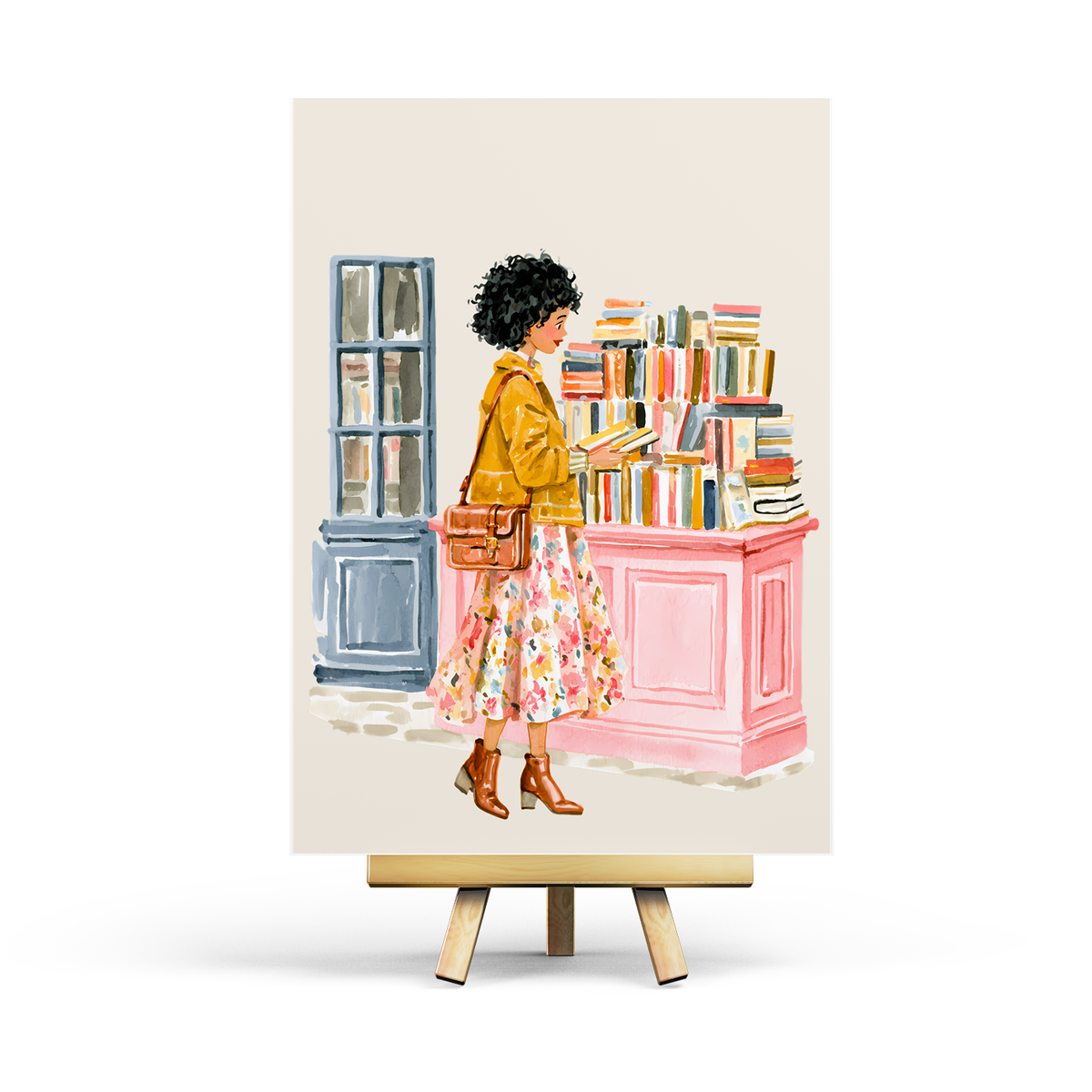 Boeken kopen - Ansichtkaart