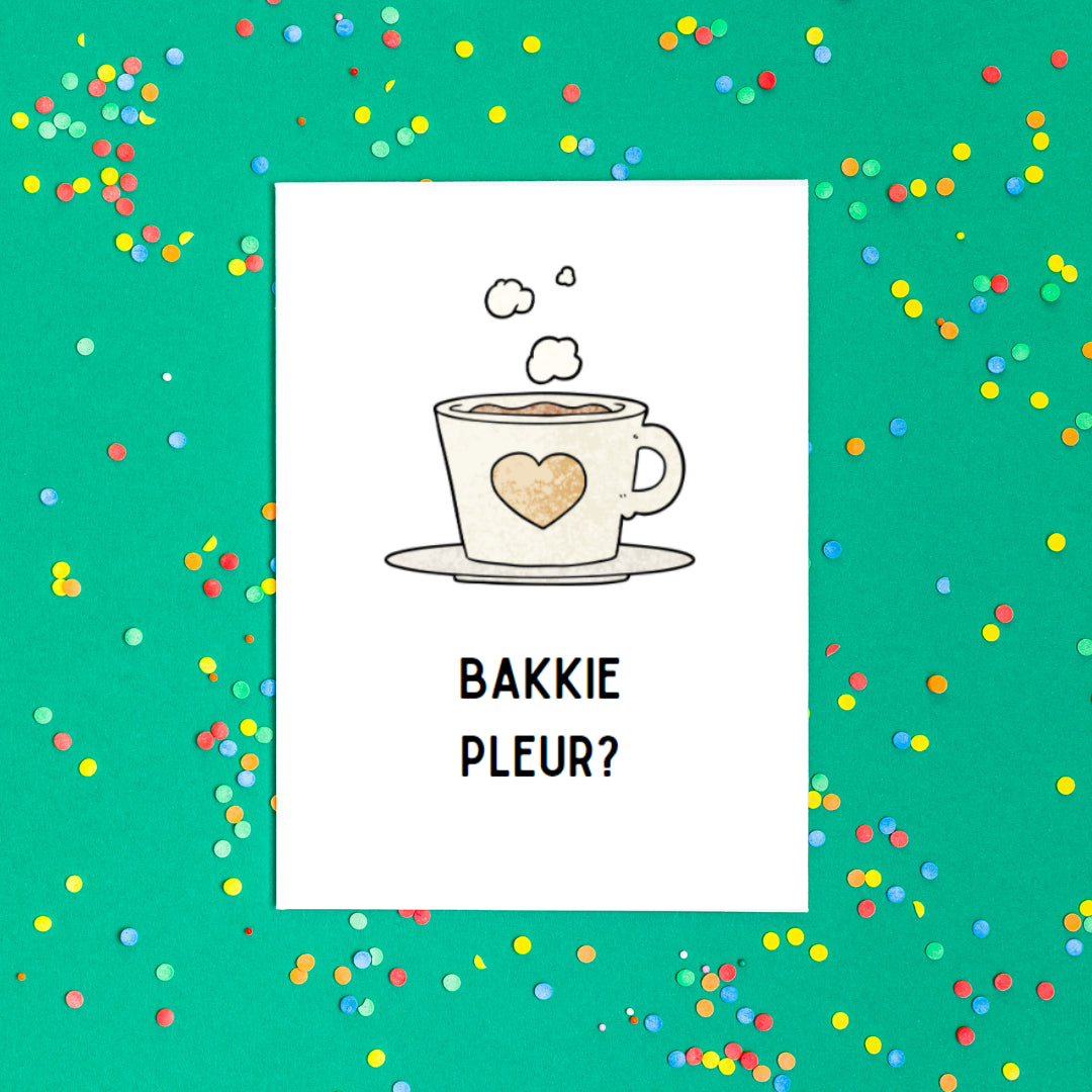 'Bakkie pleur?’ – Ansichtkaart