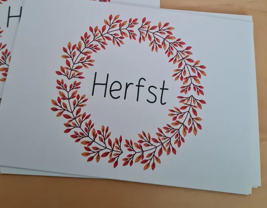 'Herfst' - Krans Ansichtkaart