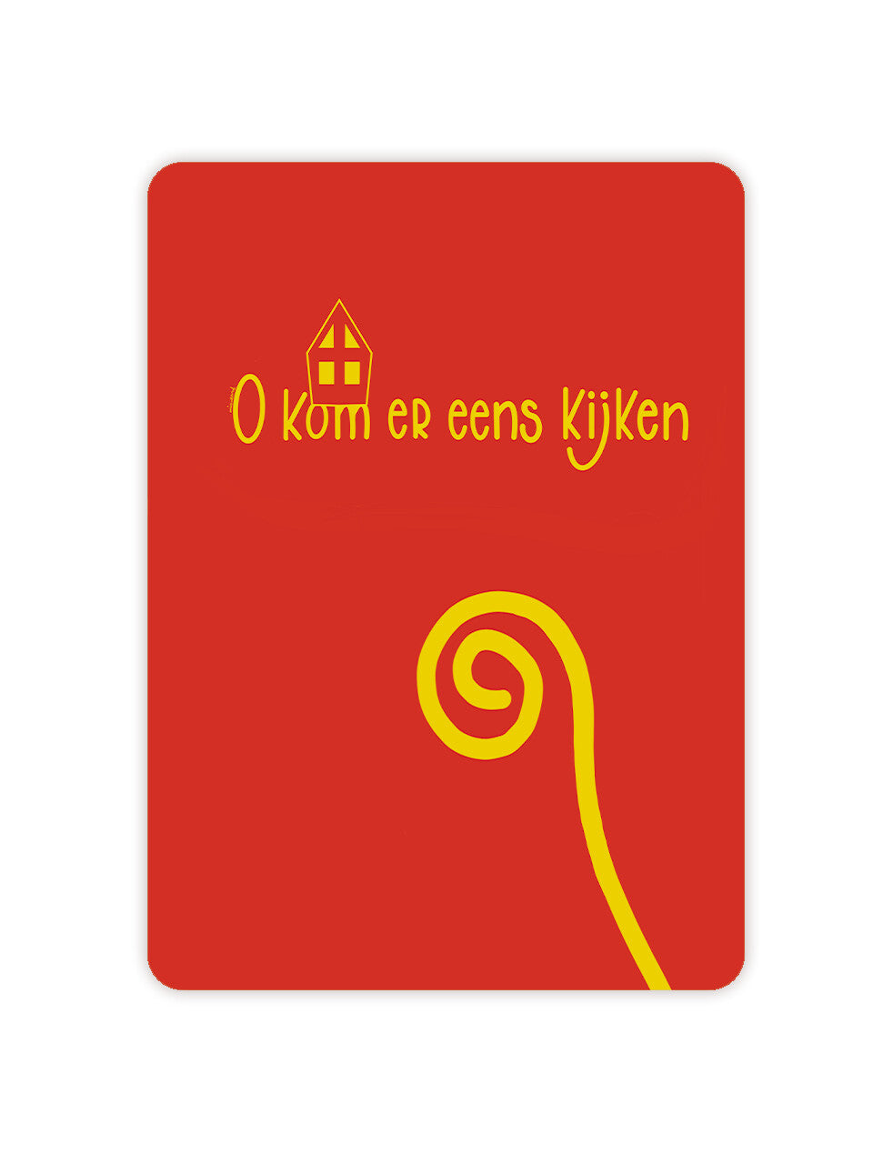 'O kom er eens kijken’ – Sinterklaas Ansichtkaart