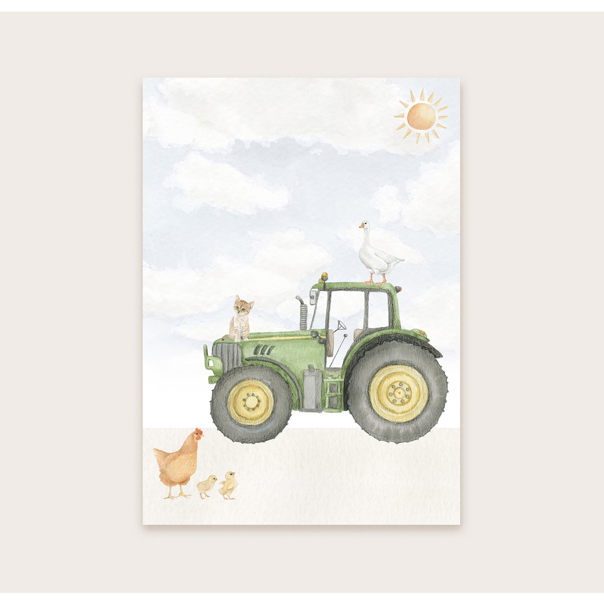 Tractor - Ansichtkaart