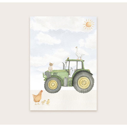 Tractor - Ansichtkaart