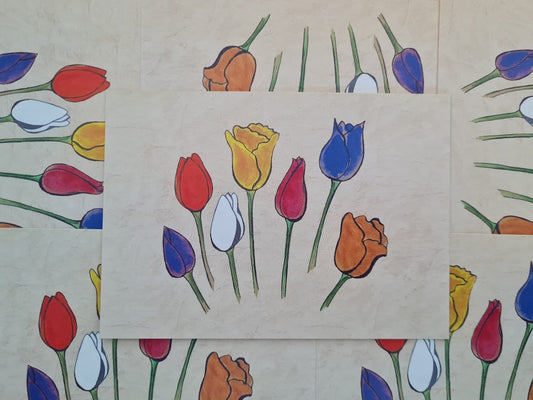 Tulpen – Hollands Ansichtkaart
