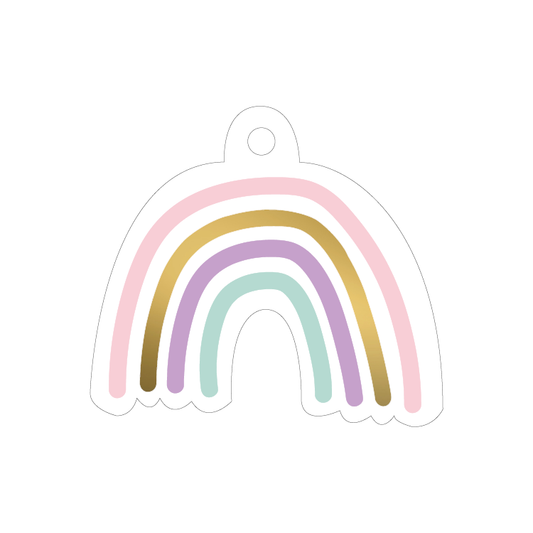 Regenboog - Cadeaulabel