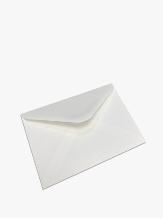 Witte Envelop A6