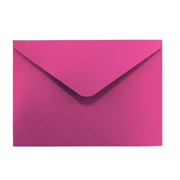 Donkerroze Envelop A6