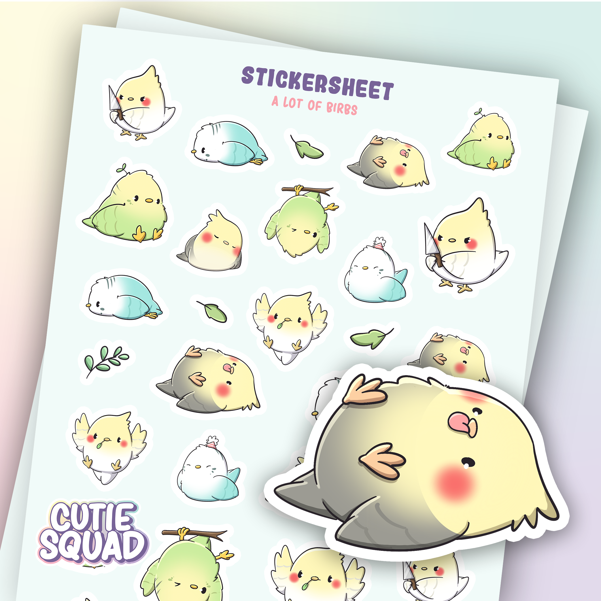 Veel Birbs | Stickervel