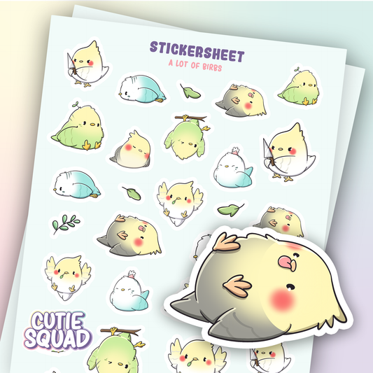 Veel Birbs | Stickervel