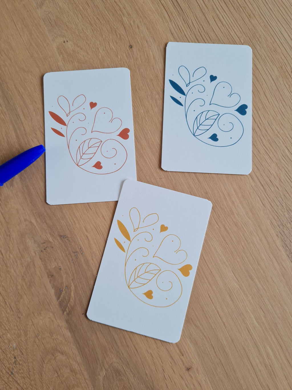Sierlijke figuren - Set Minikaartjes