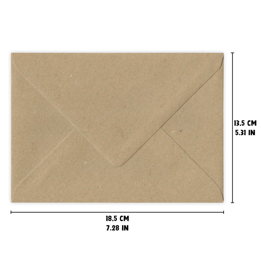 Bosdieren en Vogels - Wenskaart met envelop