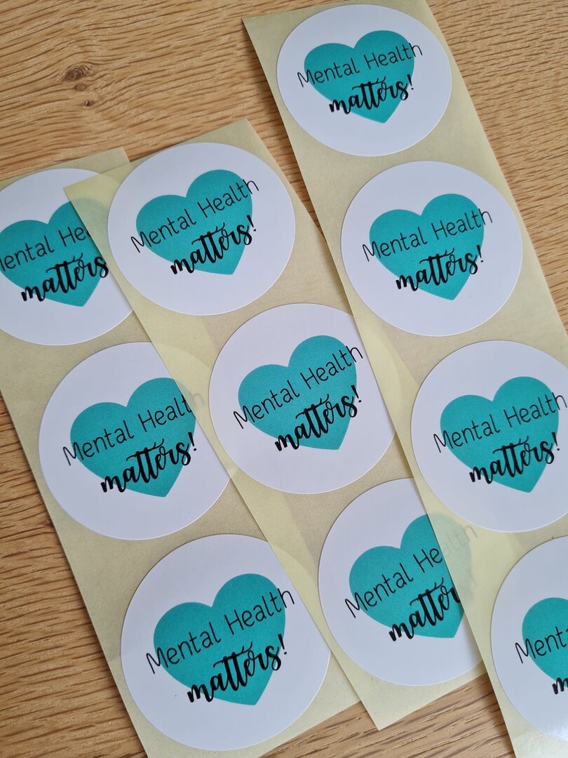 'Mental health matters' - 20 Stickers