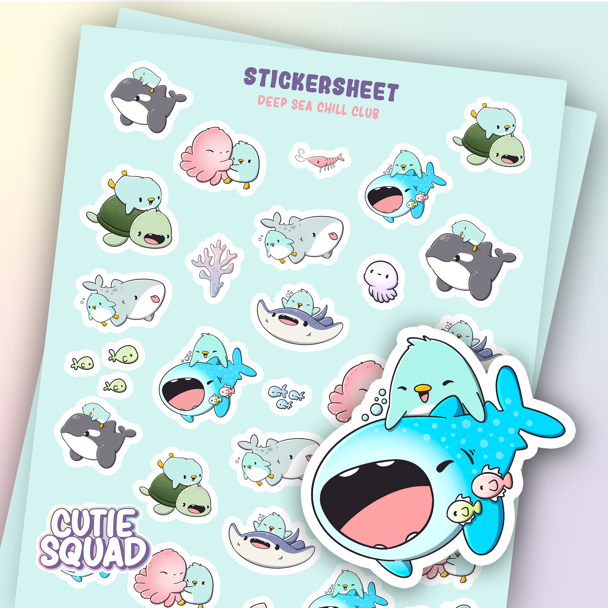 Diepzeeclub | Stickervel