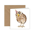 Kleine Uil Grappig - Wenskaart met envelop