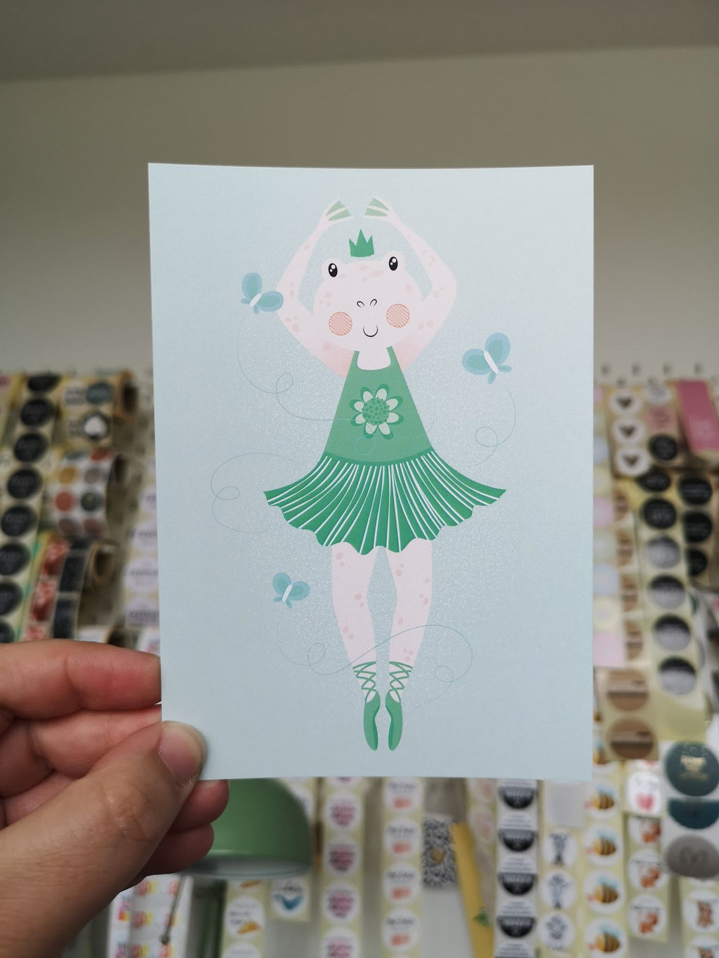 Ballerina – Kikker Ansichtkaart