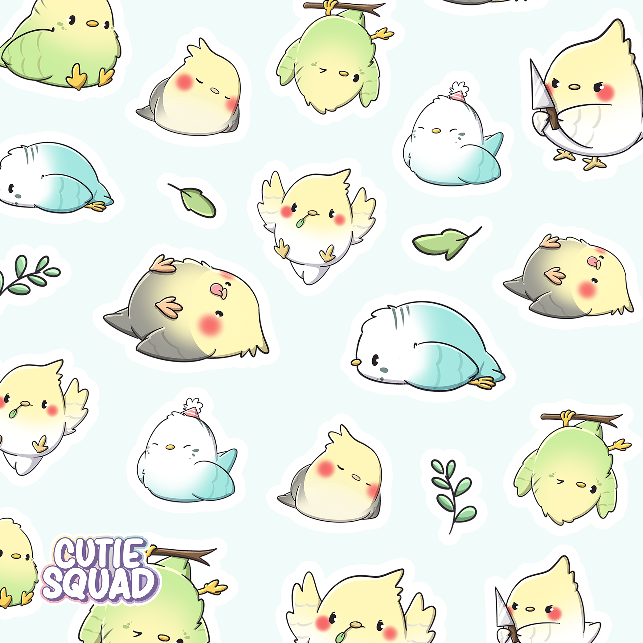 Veel Birbs | Stickervel