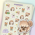 Bosvrienden | Stickervel