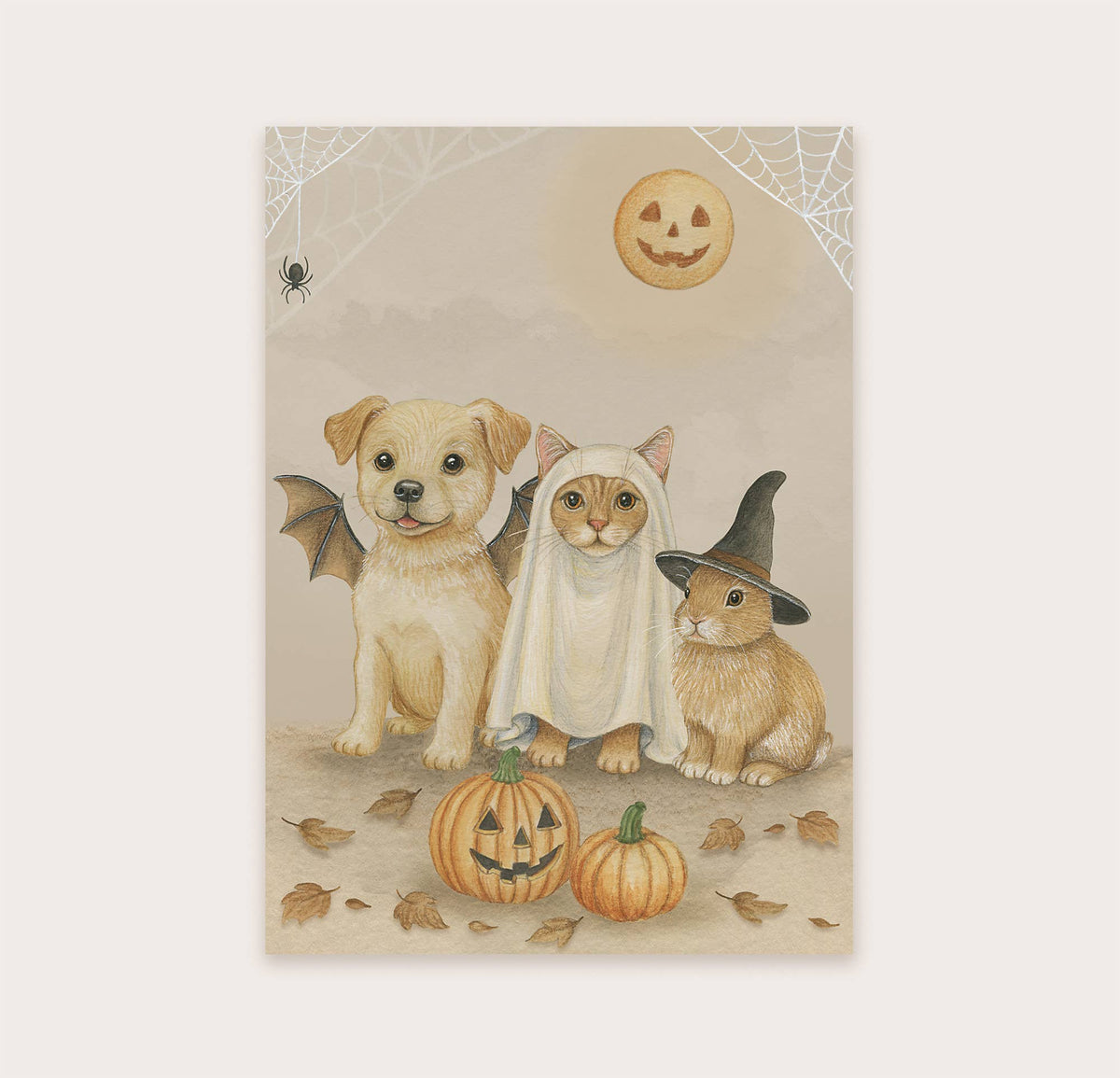 Halloween - Ansichtkaart