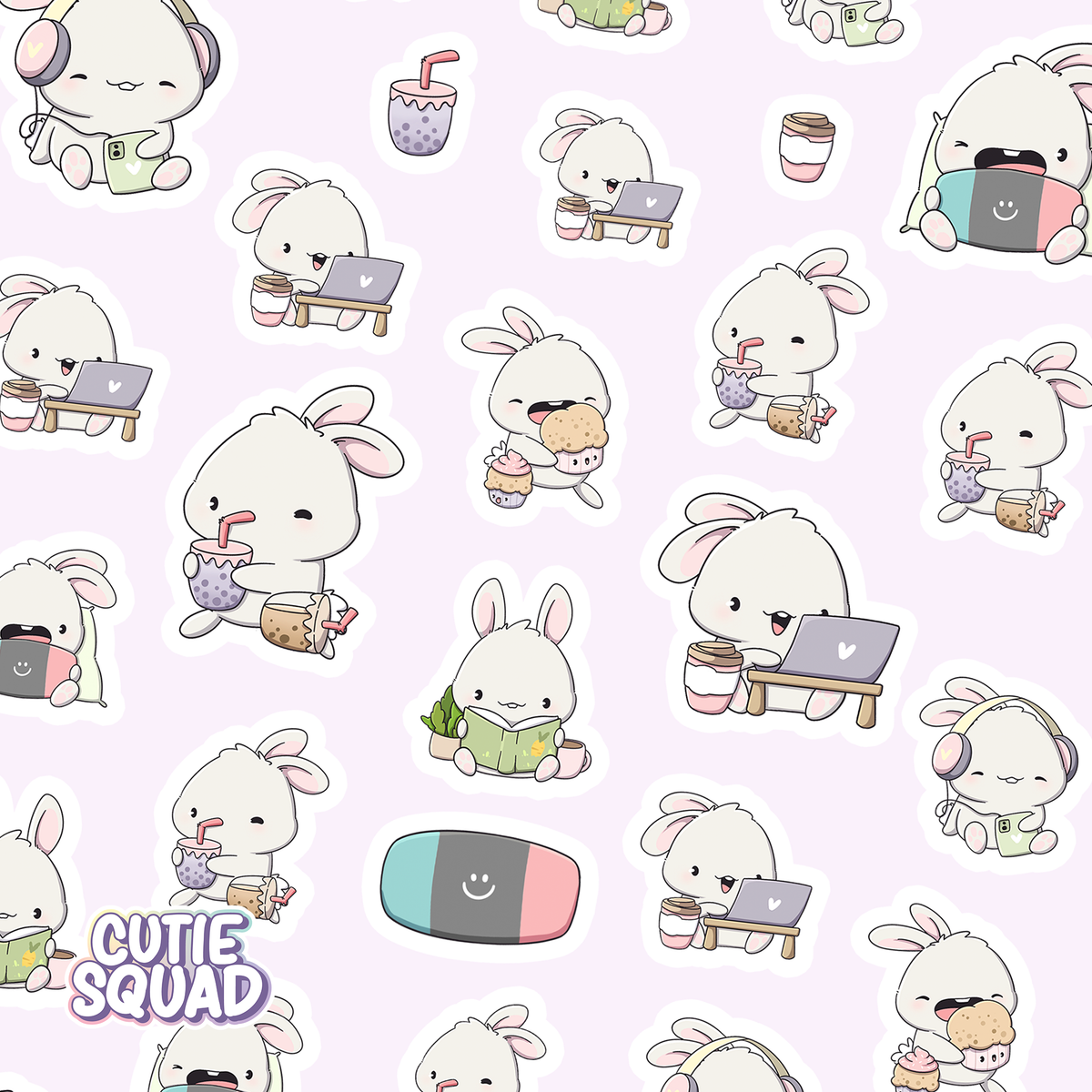 Knus Konijntje | Stickervel