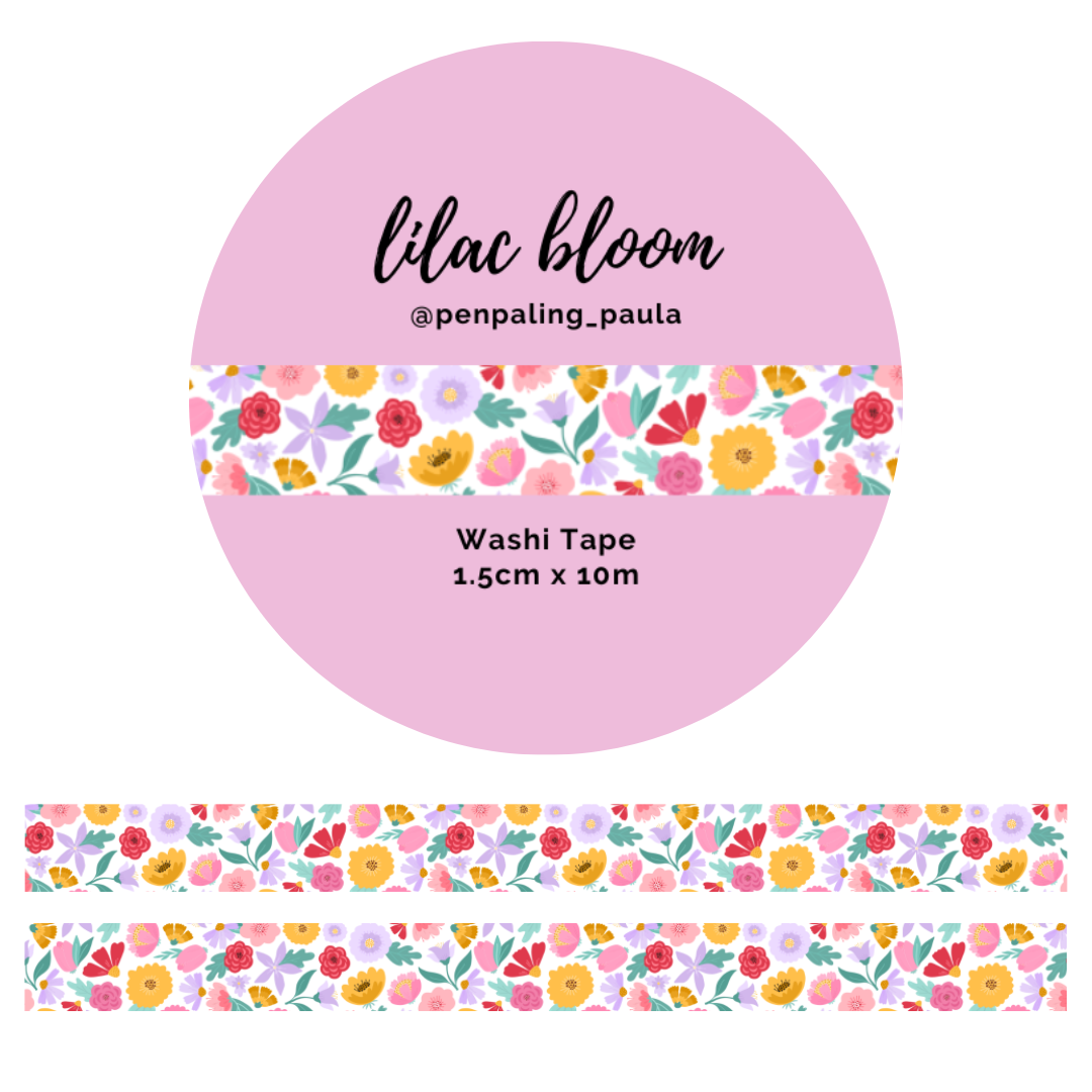 Lila Bloem - Washi Tape