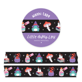Witchy Frog Zwart - Washi Tape