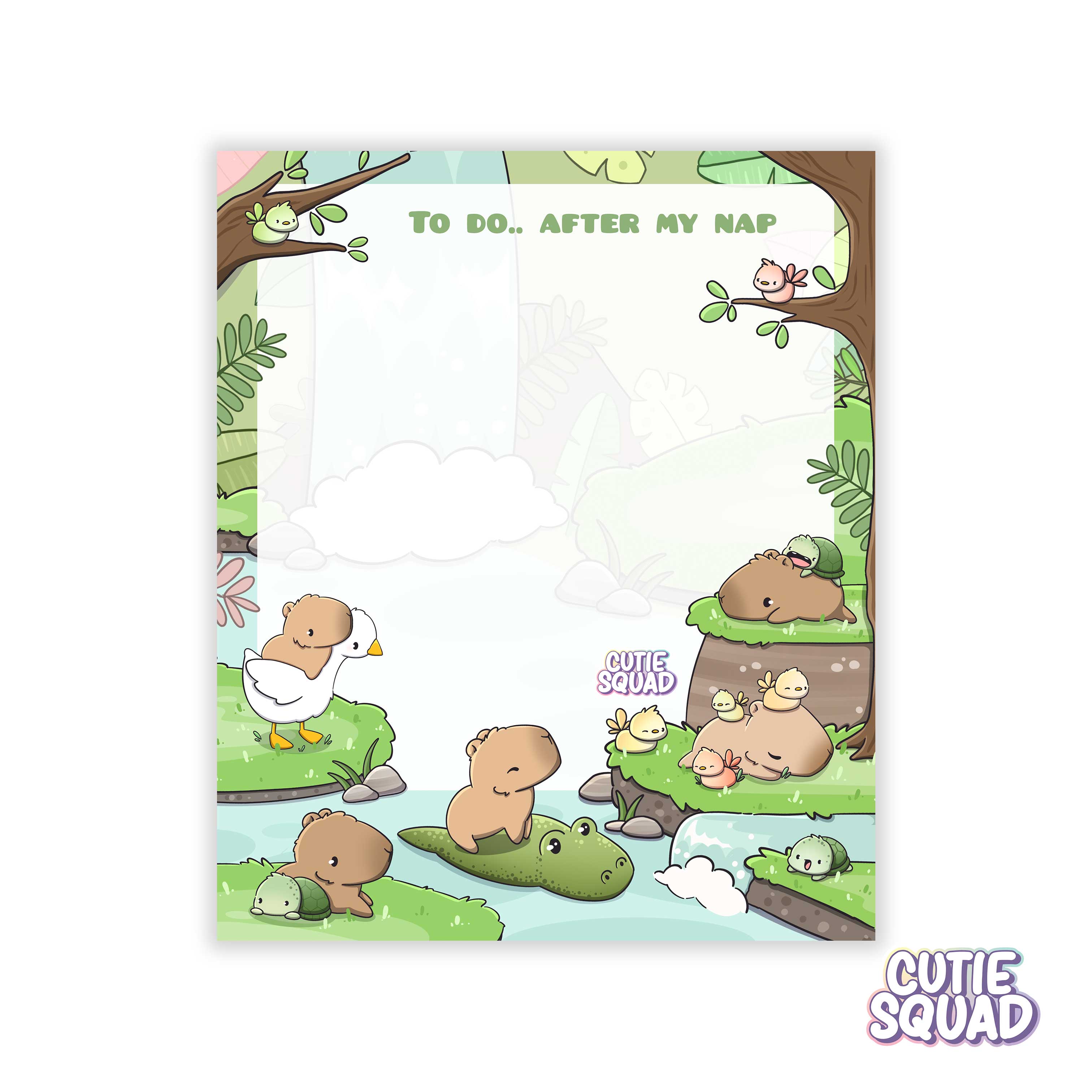 Capybaras – Schattige Plakbriefjes