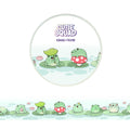 Kawaii-kikkers – schattige kikker-washi-tape 10 m