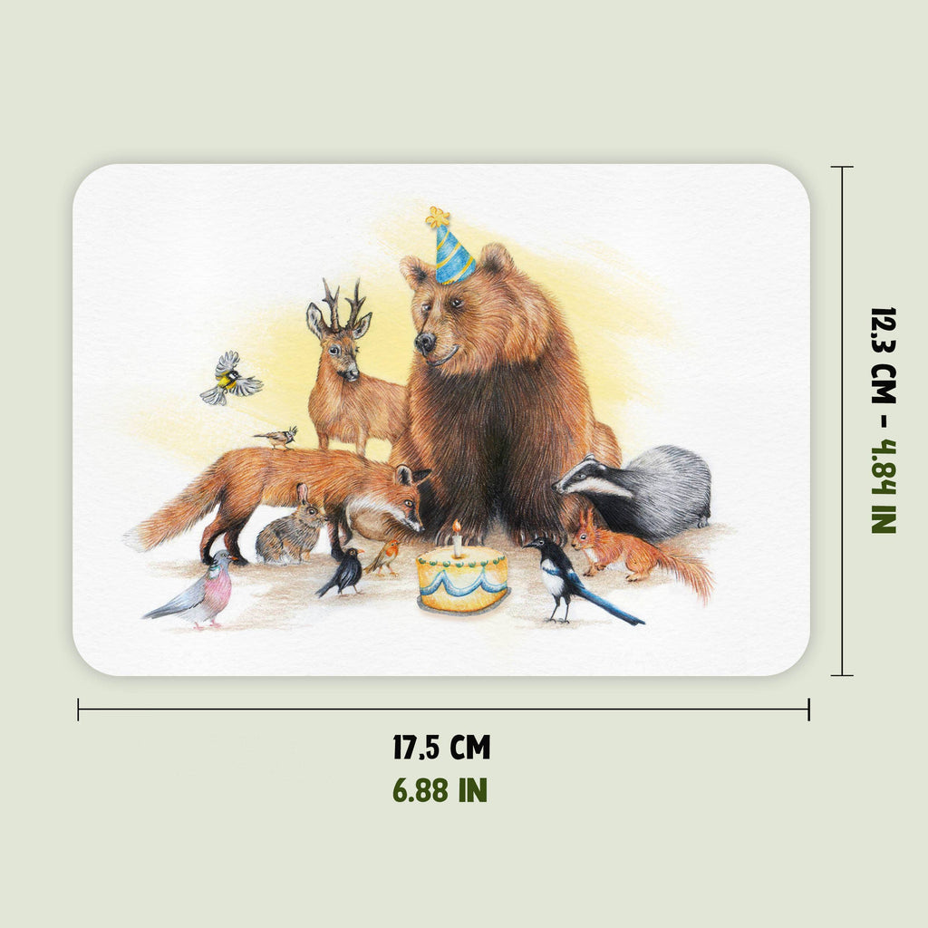 Berenfeest - Ansichtkaart