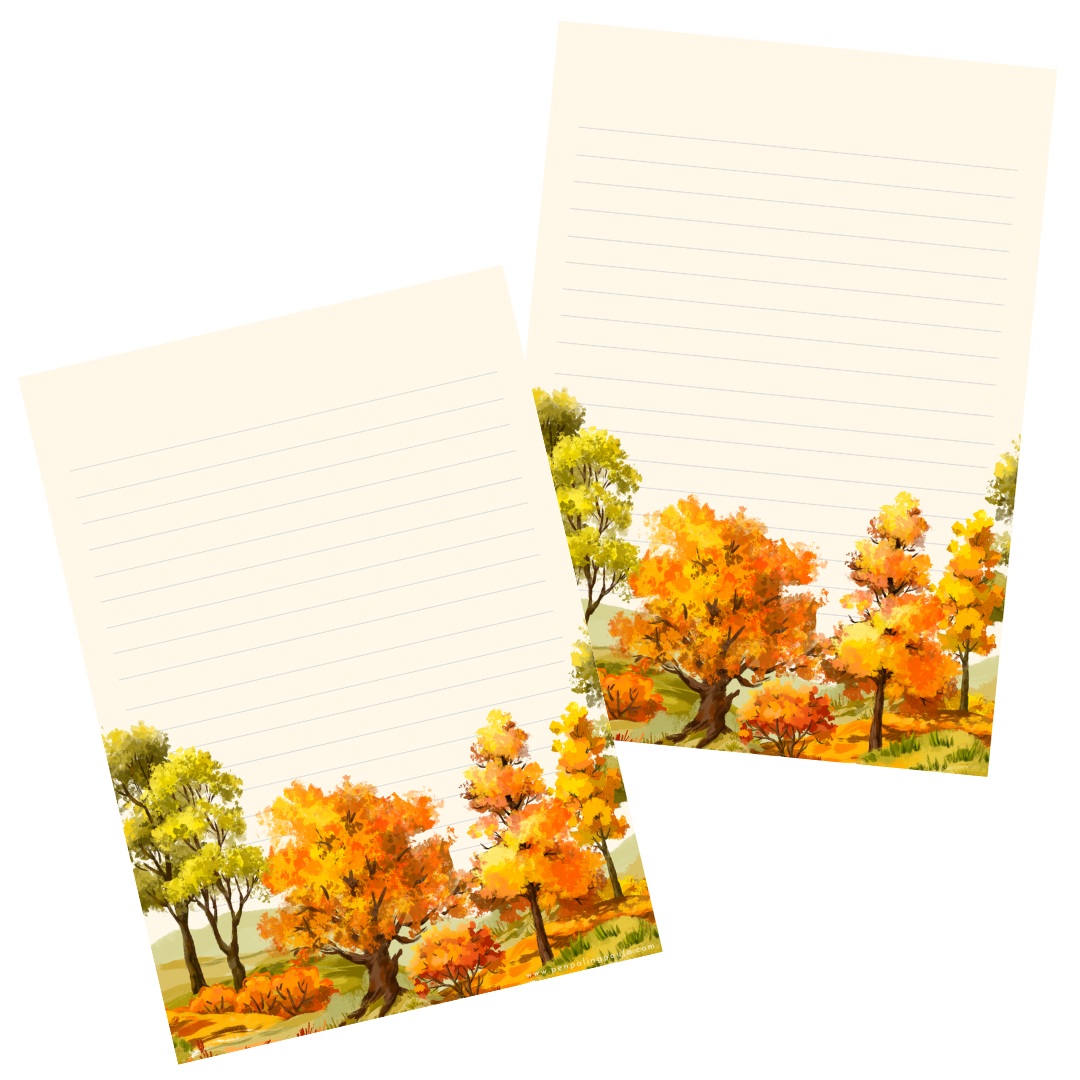 Herfstbossen - Notitieblok