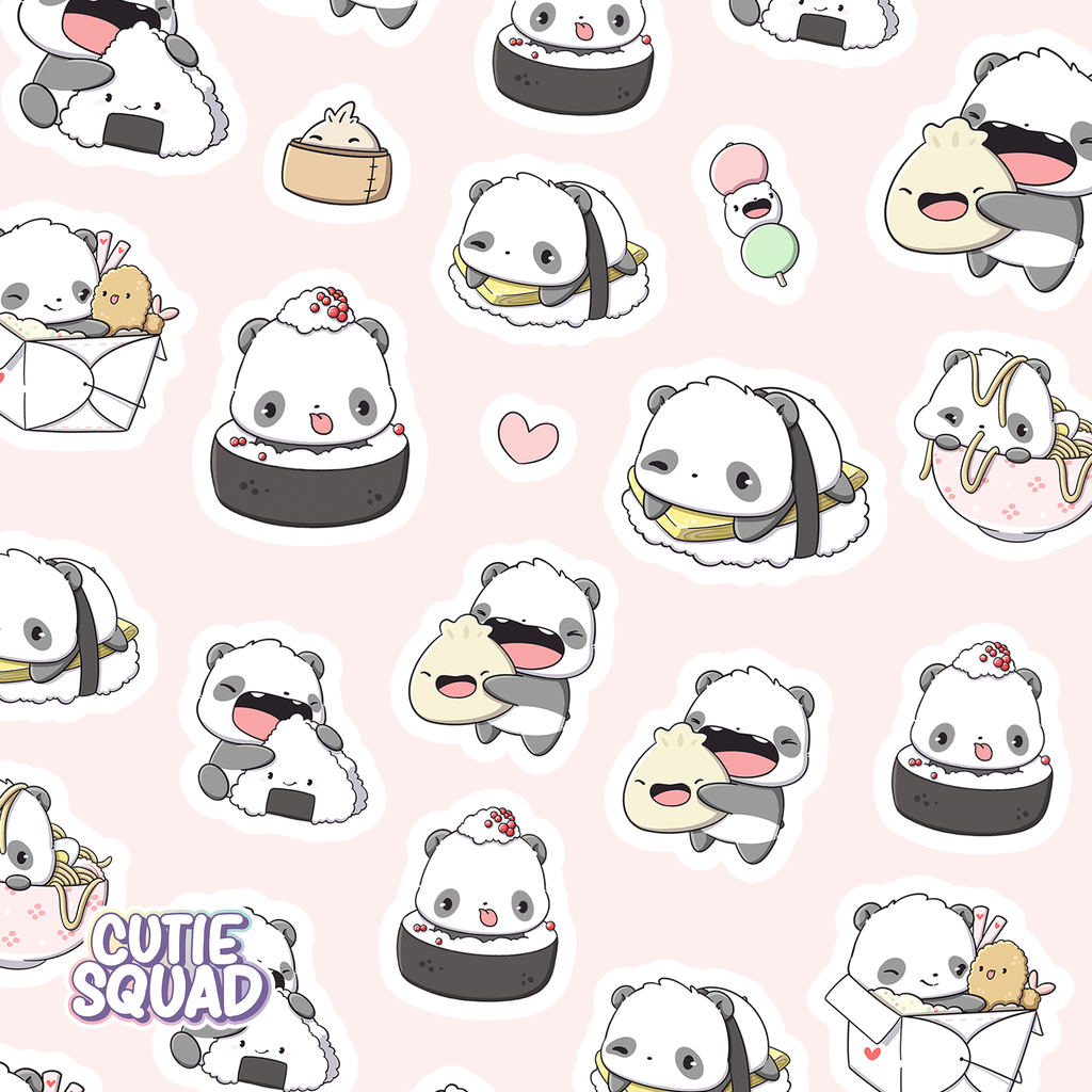 Panda Schotel | Stickervel