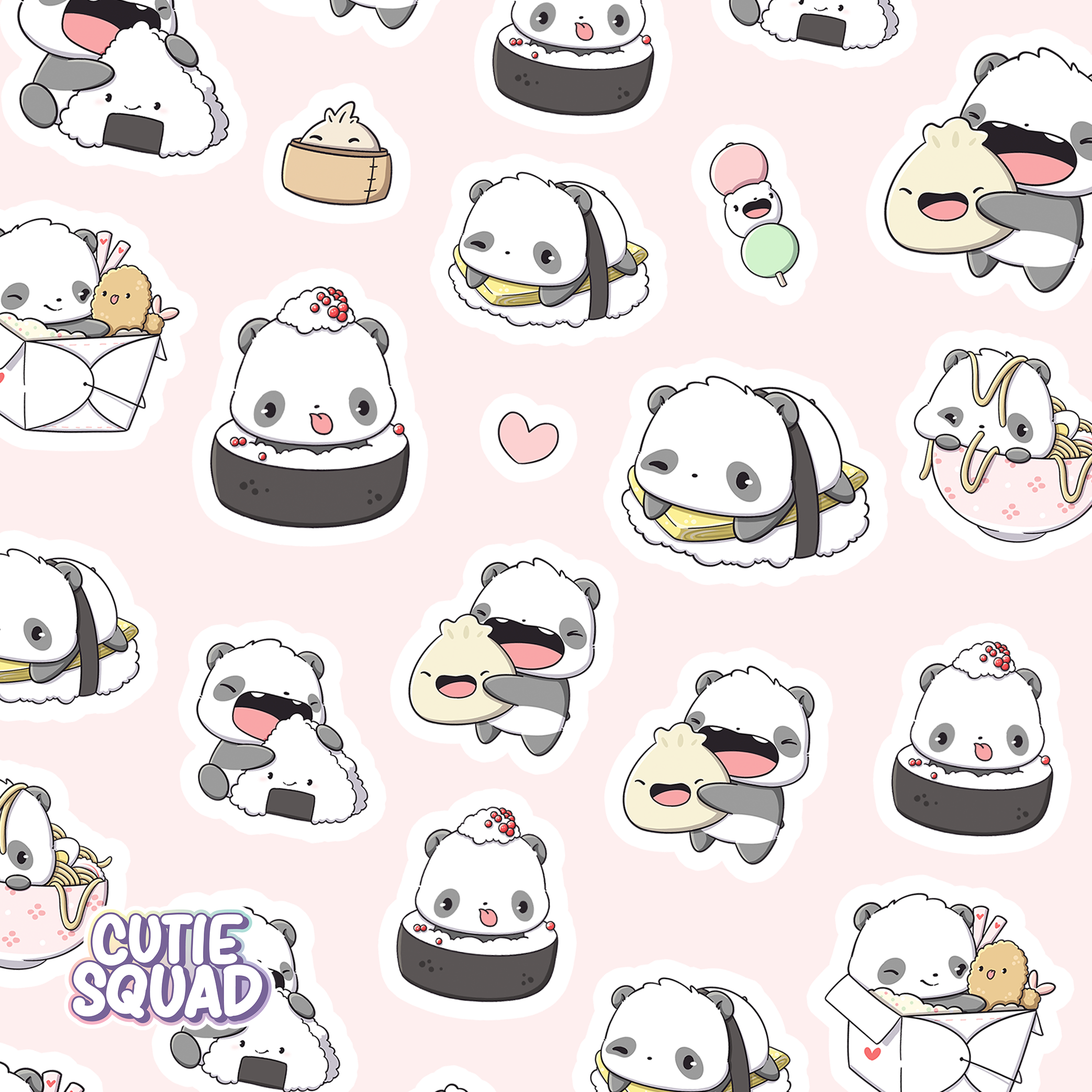 Panda Schotel | Stickervel