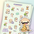 Meerkatten Chillen | Stickervel