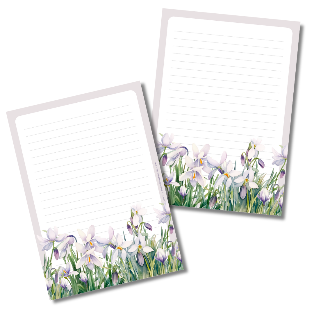 Sneeuwklokjes - Briefpapier