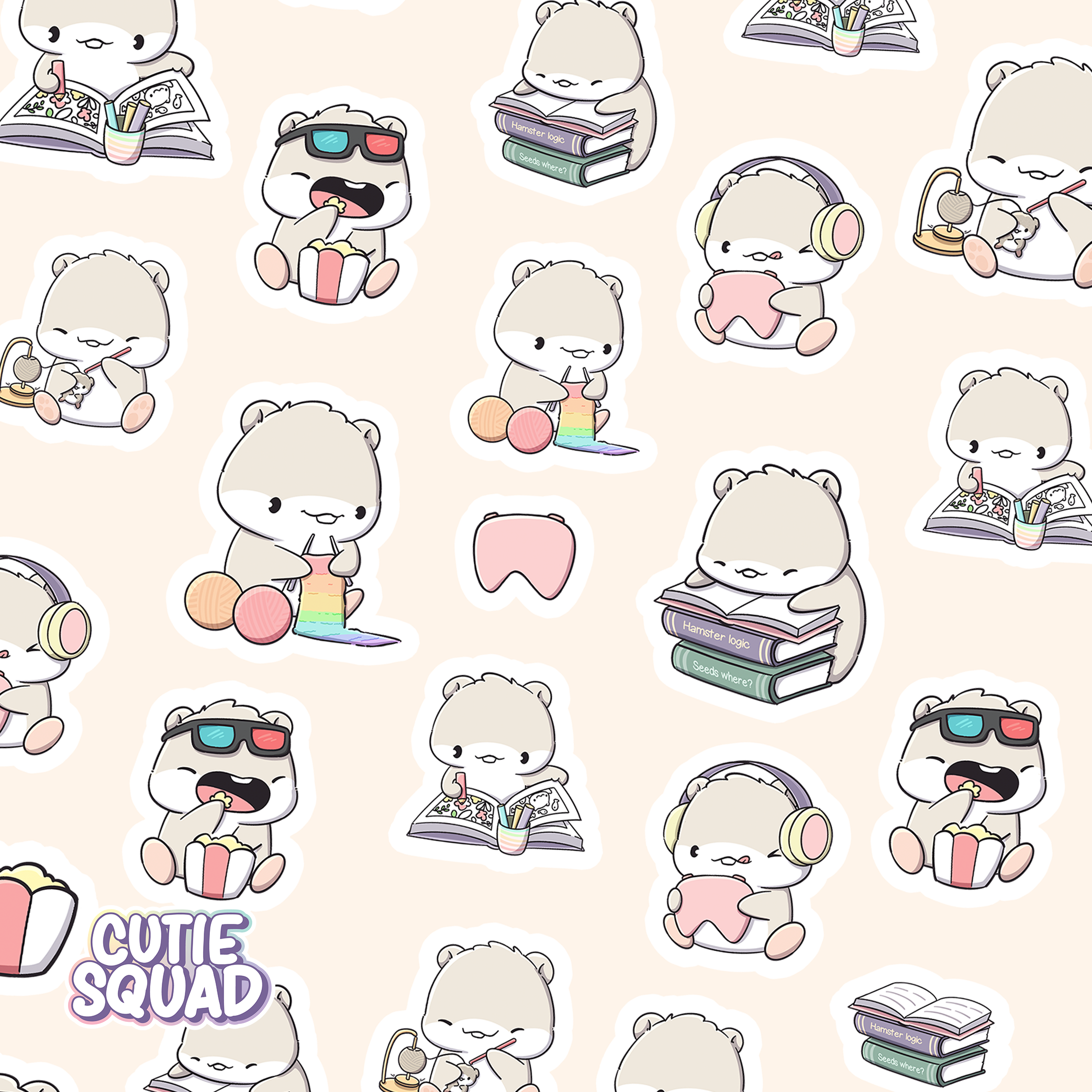 Hamsterhobby's | Stickervel