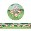 Cozy Nut Club – Schattige eekhoorn-washi-tape 10 m