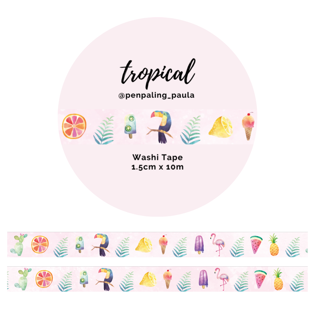 Tropisch - Washi Tape