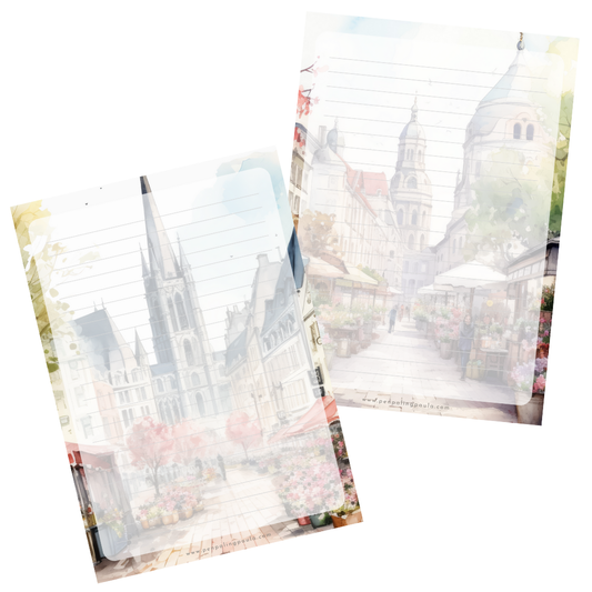 Bloemenmarkt - Notitieblok