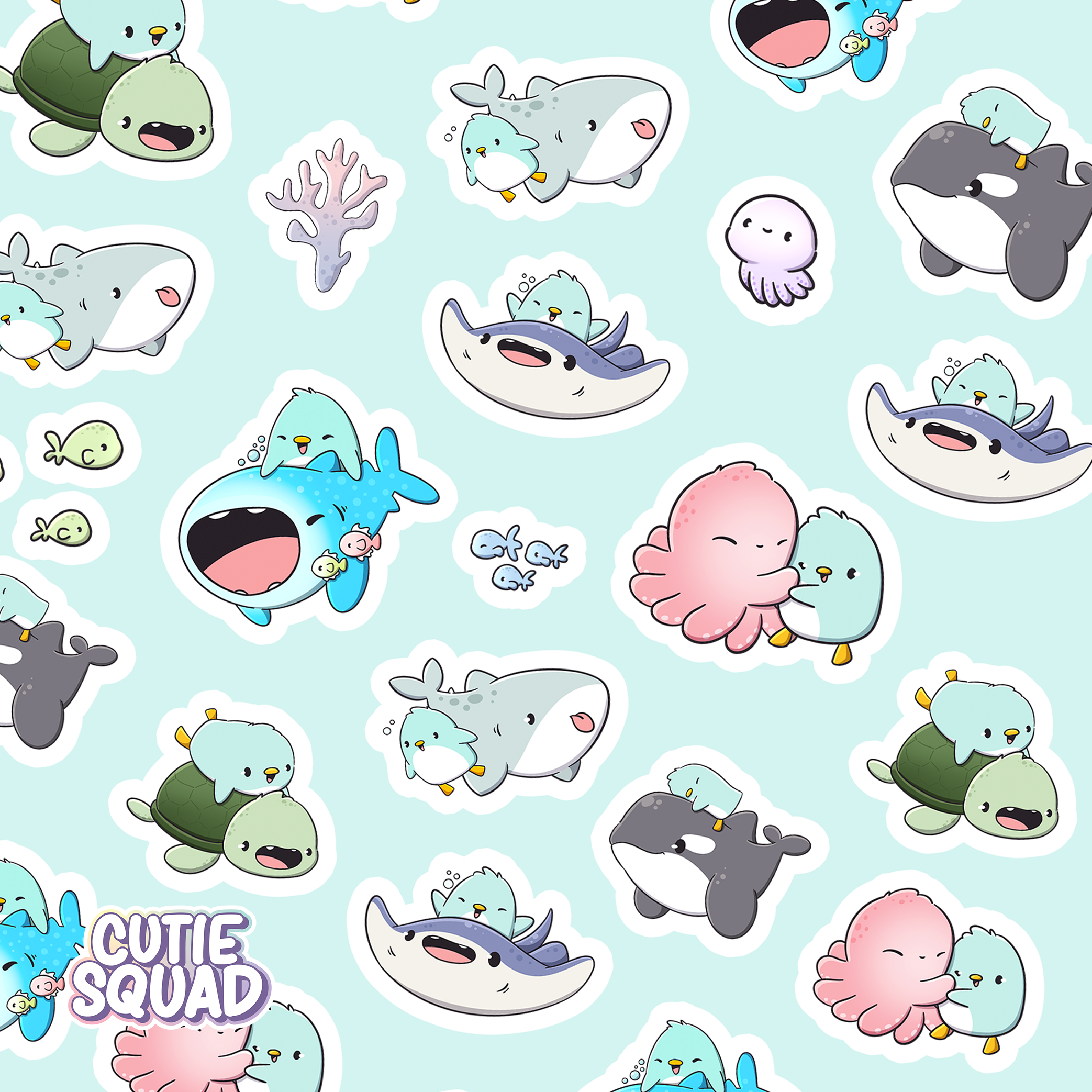 Diepzeeclub | Stickervel