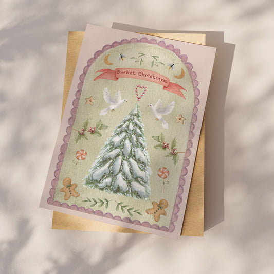 Sweet Christmas - Ansichtkaart