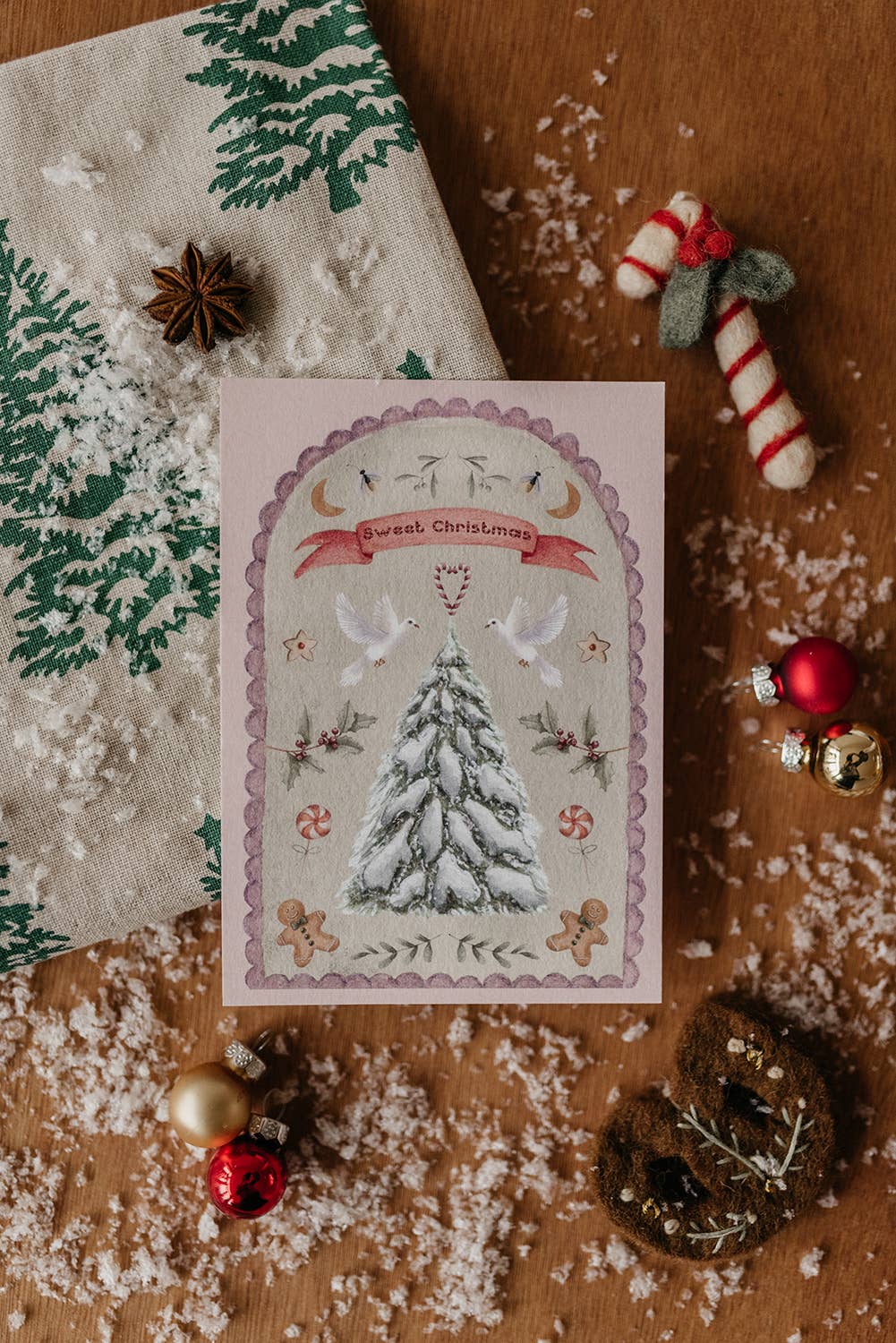 Sweet Christmas - Ansichtkaart