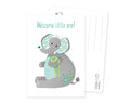 'Welcome little one!’ – Olifant Ansichtkaart