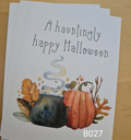 'A hauntingly happy Halloween’ – Ansichtkaart