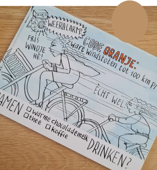 'Code oranje’ Hollands – Ansichtkaart