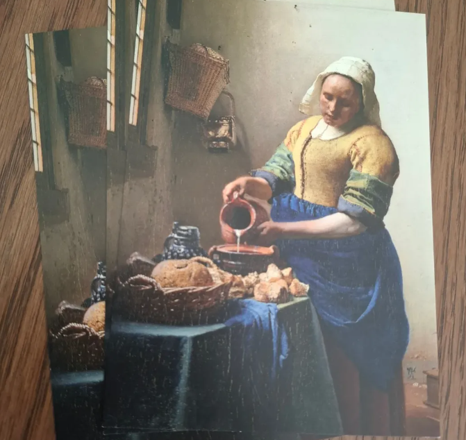 Melkmeisje – Ansichtkaart