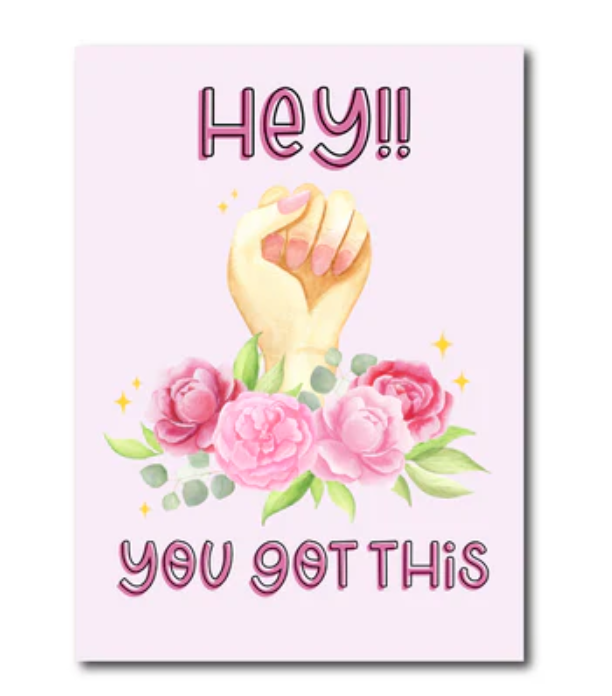 'Hey! You got this’ – Ansichtkaart