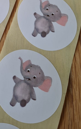 Olifant - 20 Stickers