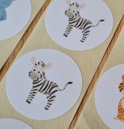 Zebra - 20 Stickers