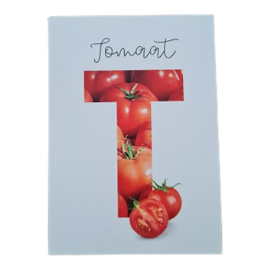 'T van Tomaat’ – Letter Ansichtkaart